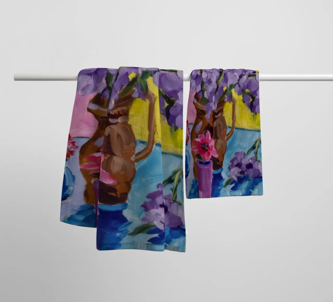 Tonalità viola Pop asciugamano da bagno da Celestial Harmony