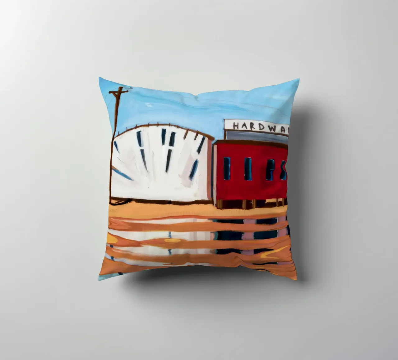 Fermezza del Red Caboose cuscino da Silk Palette