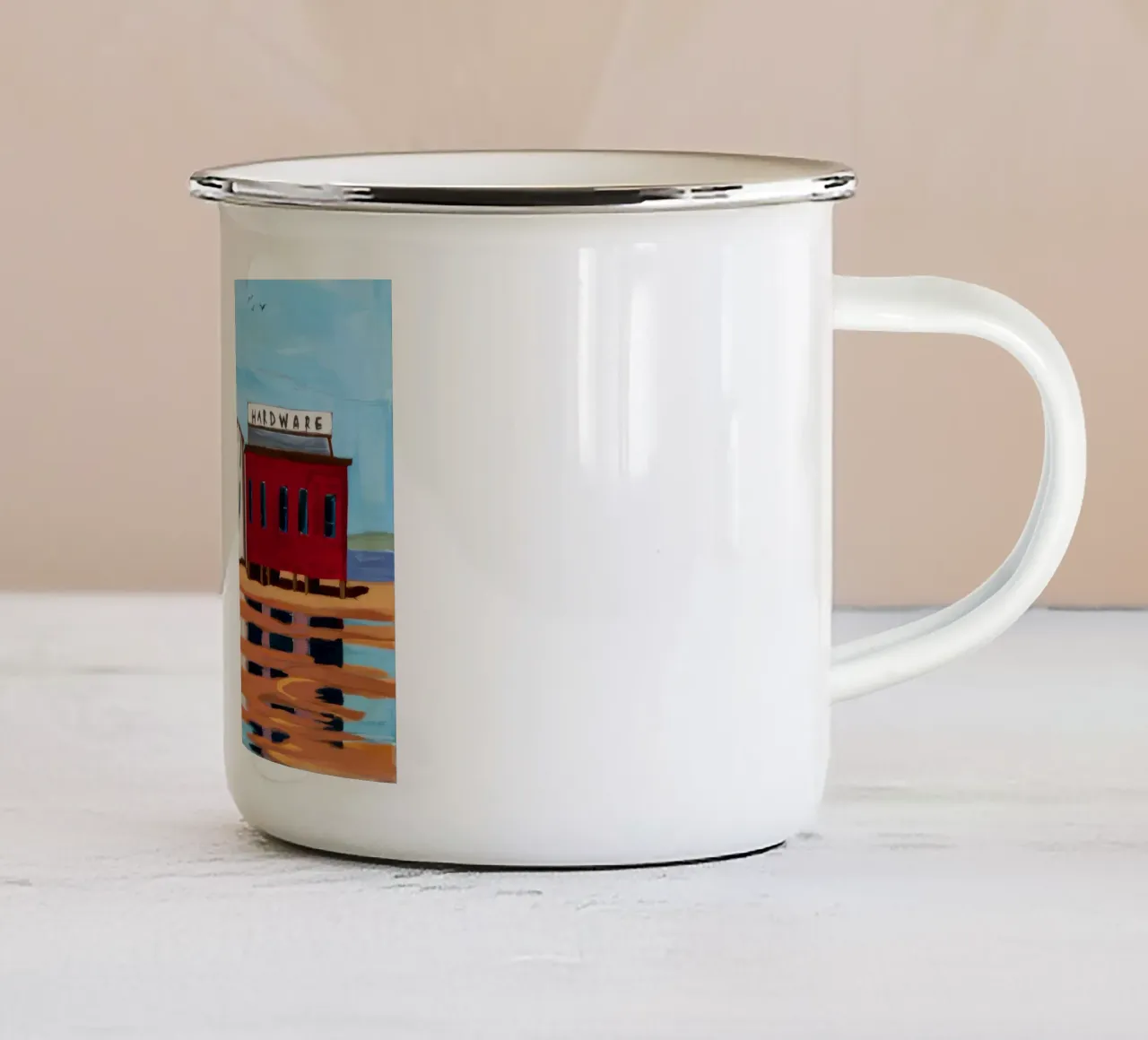 Fermezza del Red Caboose tazza in smalto da Silk Palette