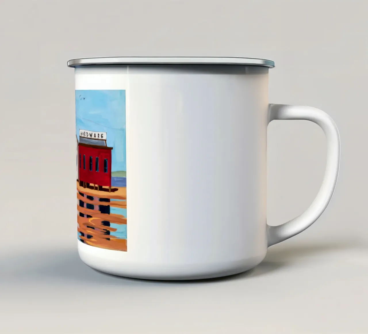 Fermezza del Red Caboose tazza in smalto da Silk Palette