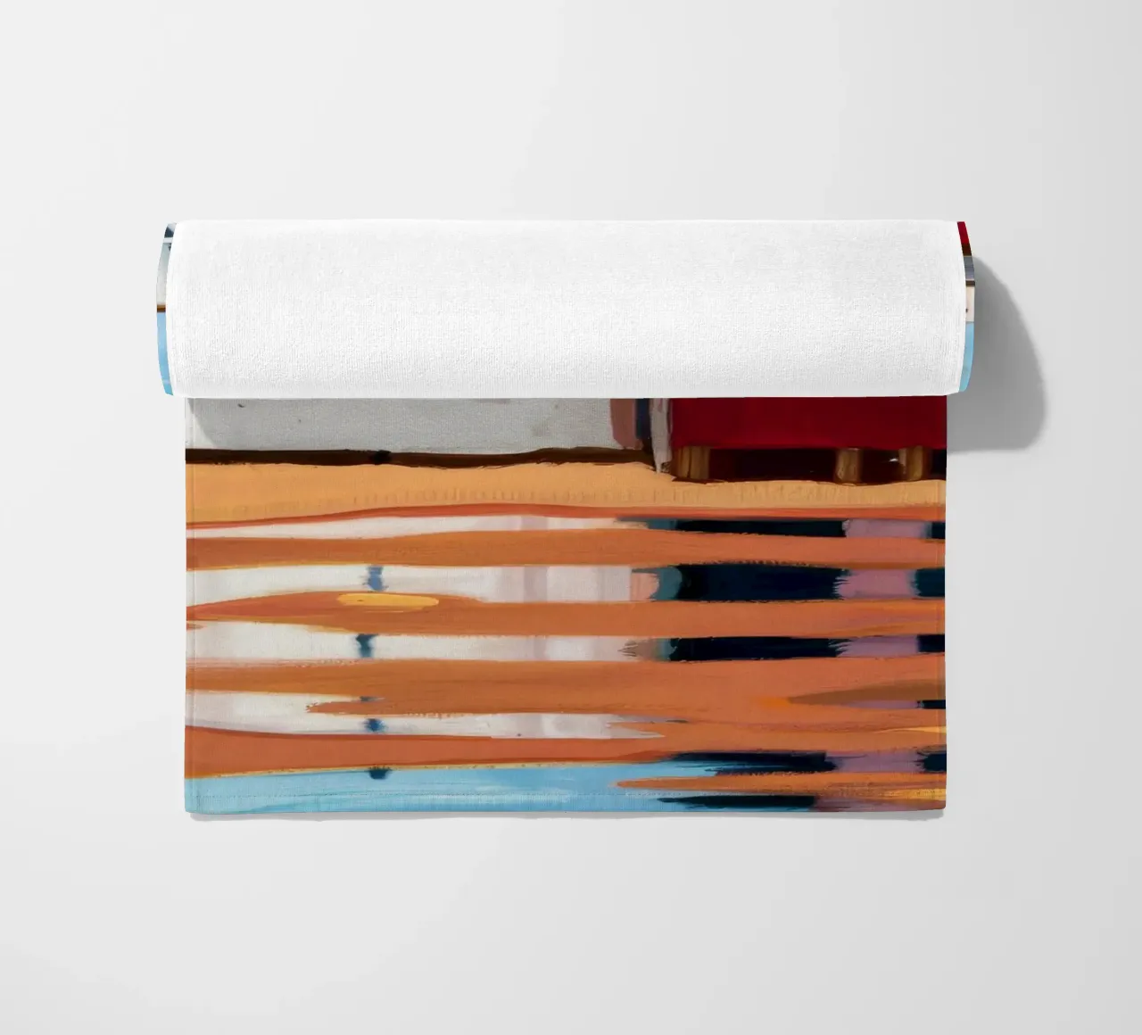 Fermezza del Red Caboose telo mare da Silk Palette