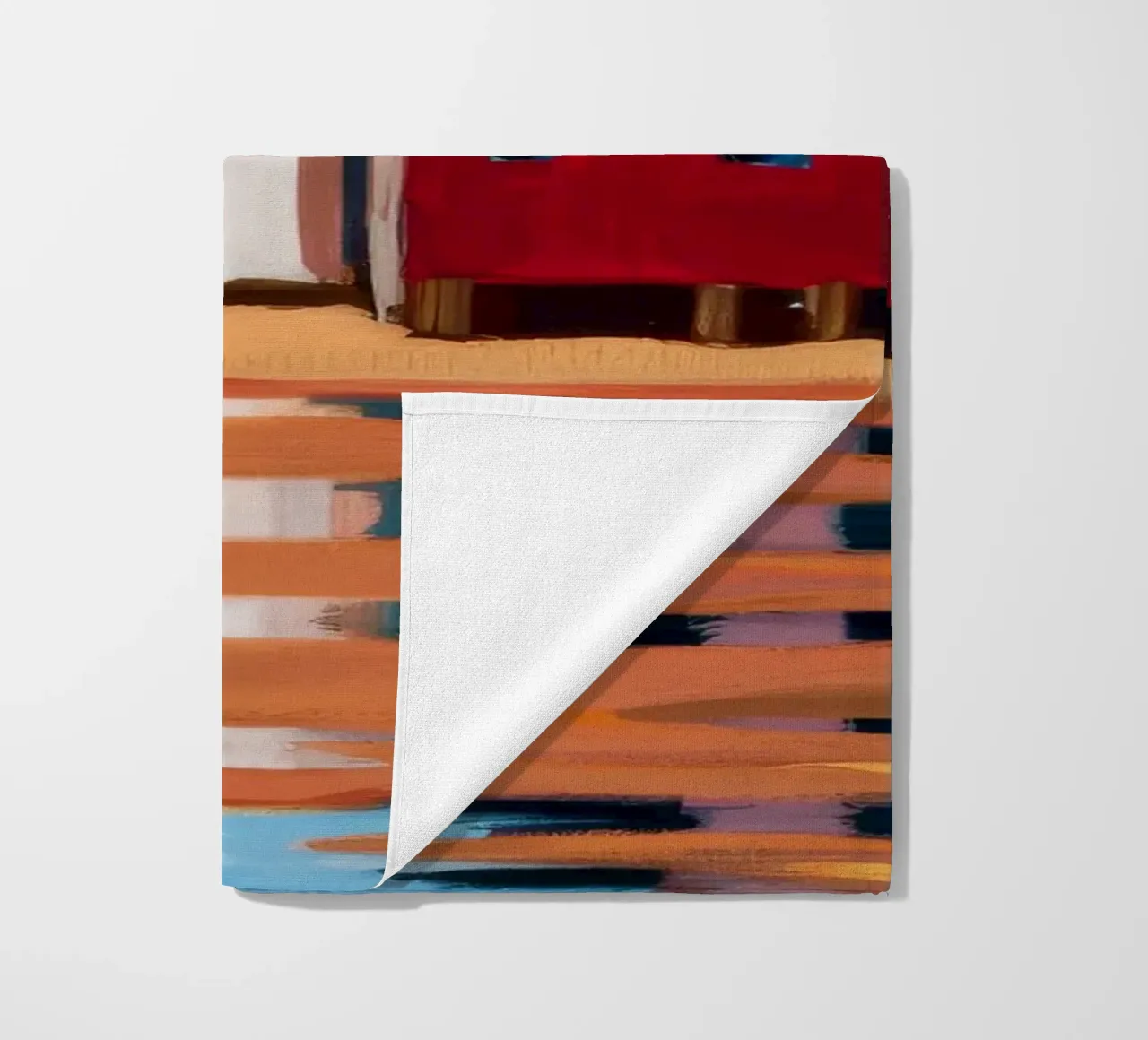 Fermezza del Red Caboose telo mare da Silk Palette