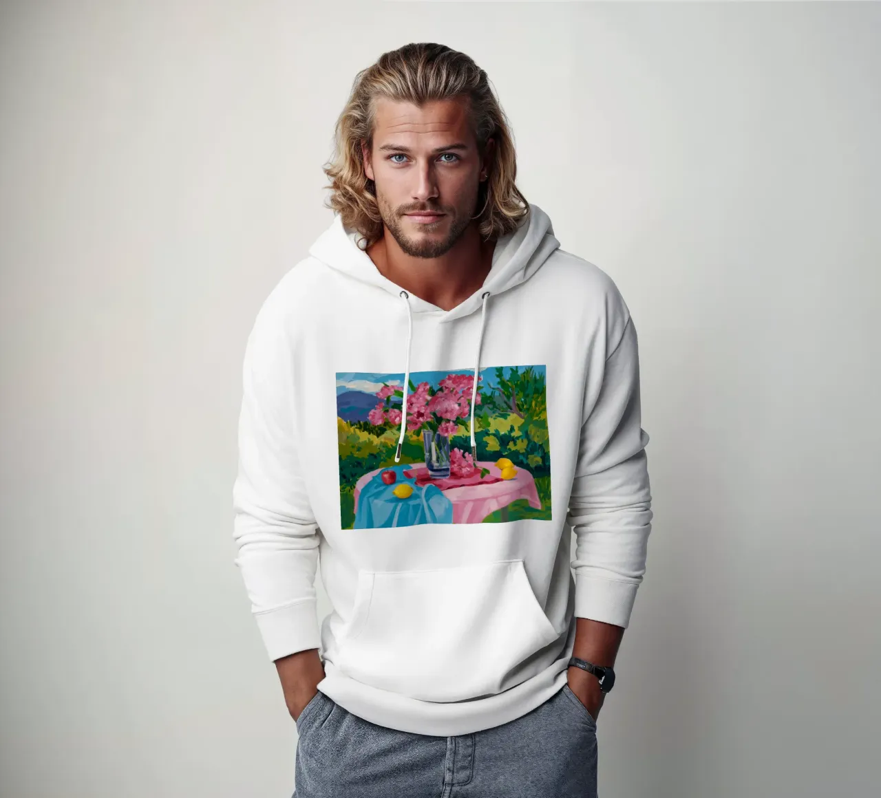 Peony Alfresco Joy felpa con cappuccio da Radiance Landscape