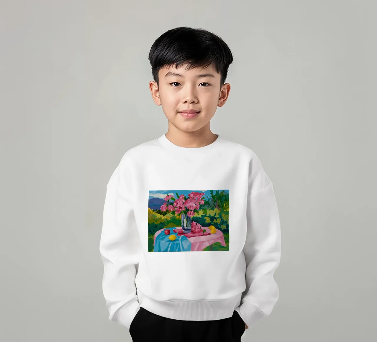 Peony Alfresco Joy felpa bambino da Radiance Landscape