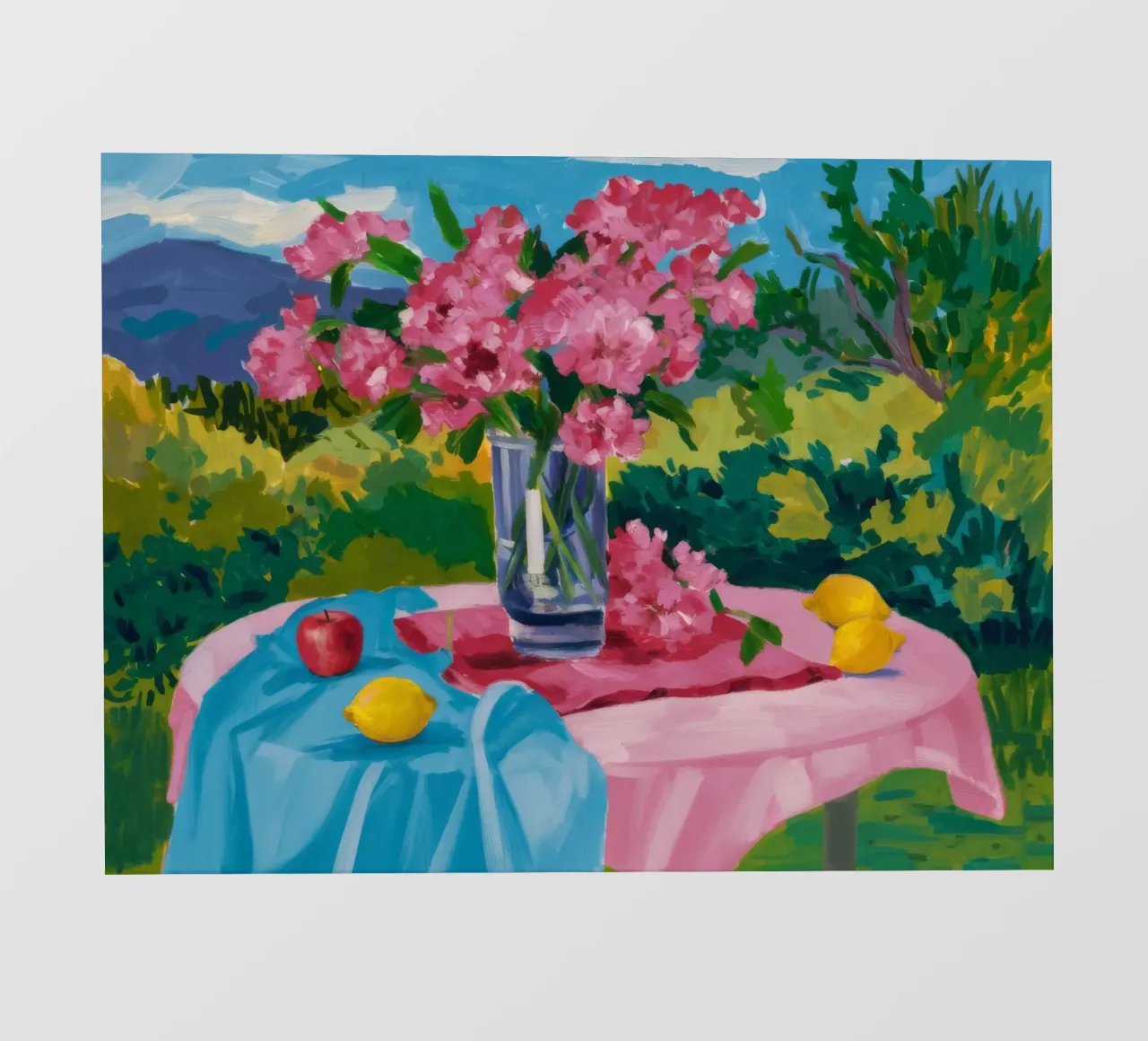 Peony Alfresco Joy pellicola backlit da Radiance Landscape