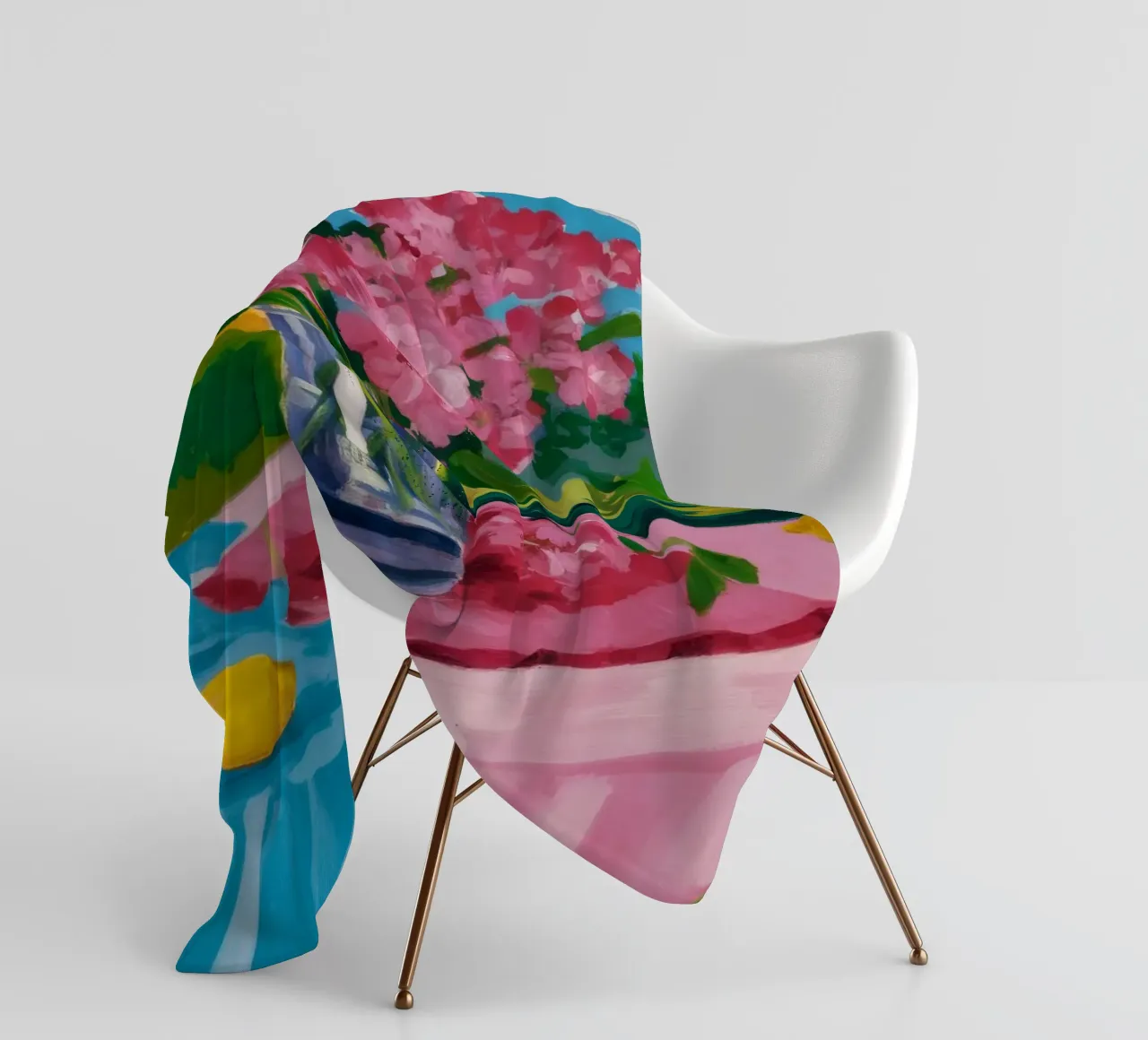 Peony Alfresco Joy coperta in pile da Radiance Landscape