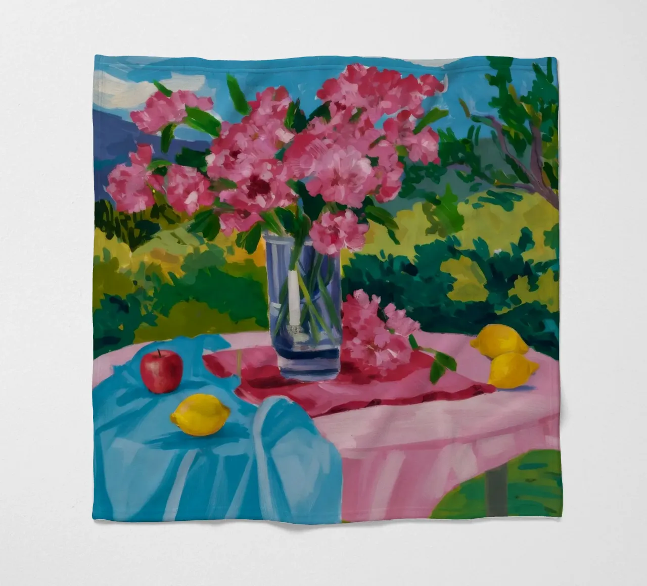 Peony Alfresco Joy coperta in pile da Radiance Landscape