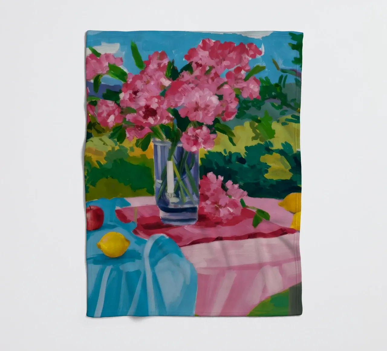 Peony Alfresco Joy coperta in pile da Radiance Landscape