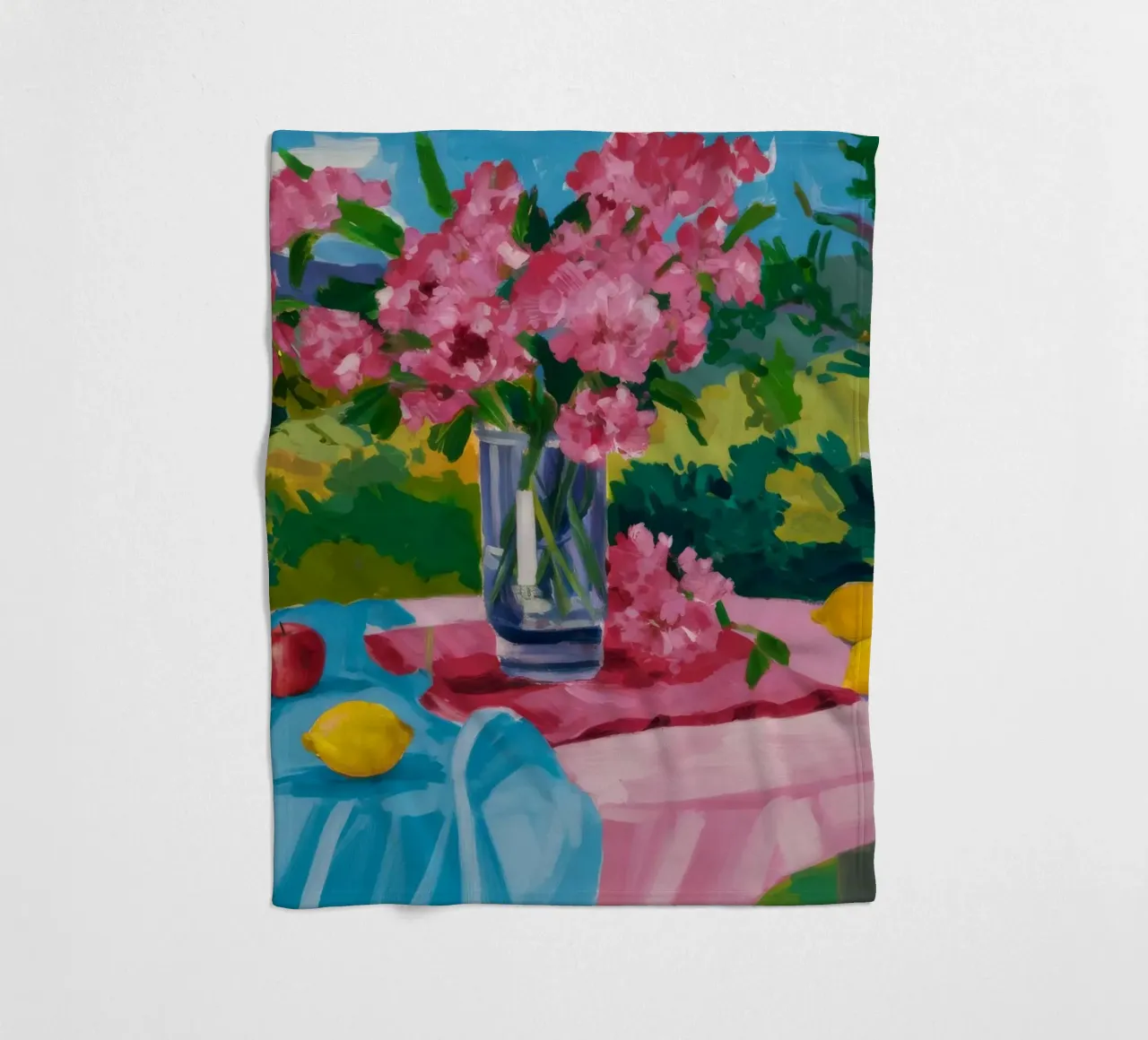 Peony Alfresco Joy coperta in pile da Radiance Landscape