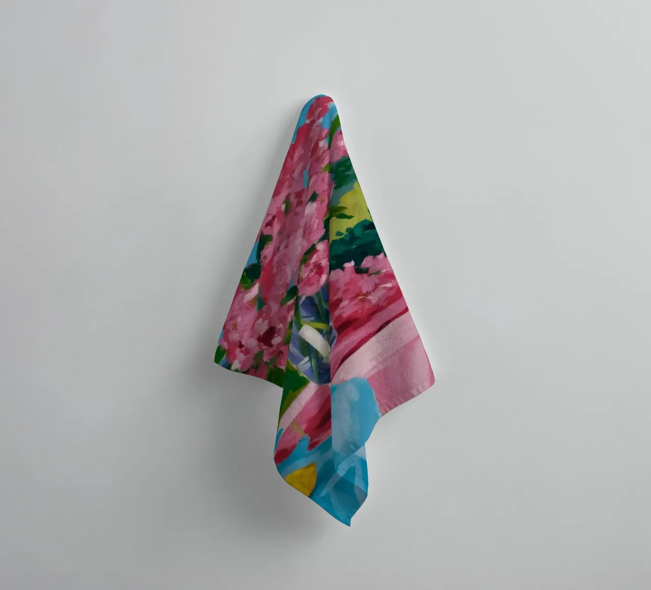 Peony Alfresco Joy towel by Radiance Landscape