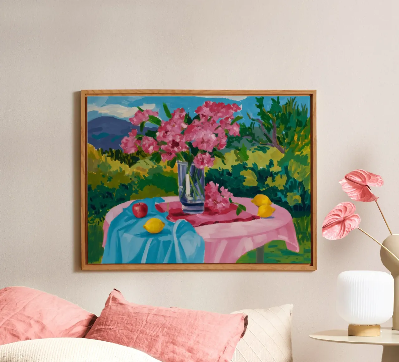 Peony Alfresco Joy pannello forex da Radiance Landscape