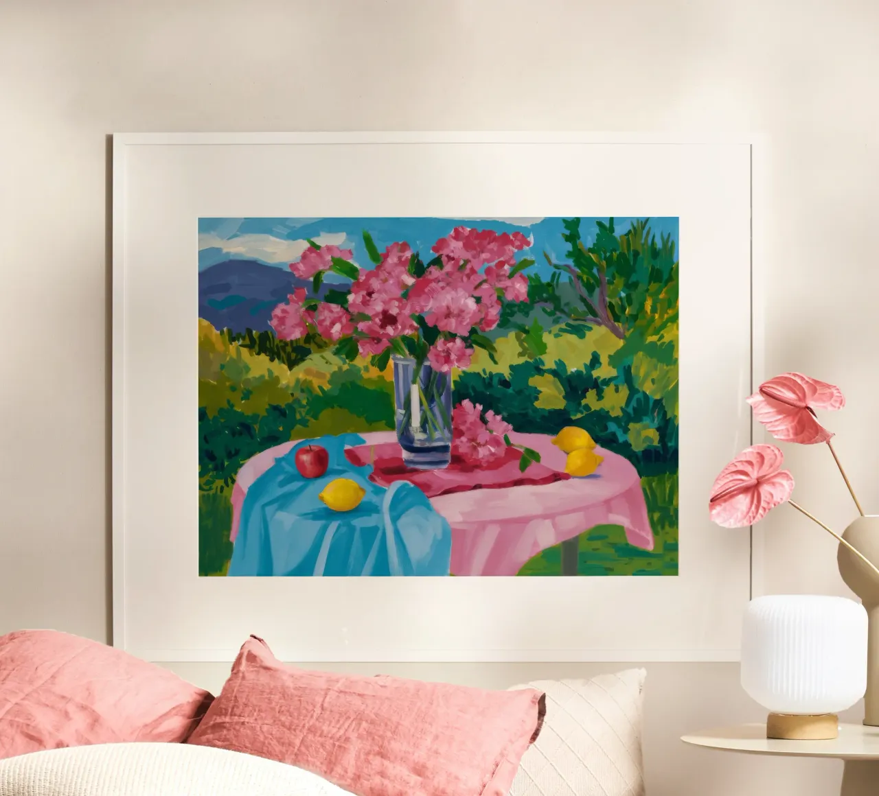 Peony Alfresco Joy poster da Radiance Landscape