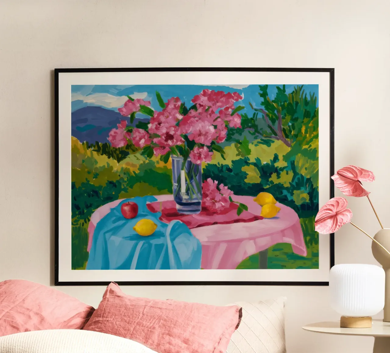 Peony Alfresco Joy poster da Radiance Landscape