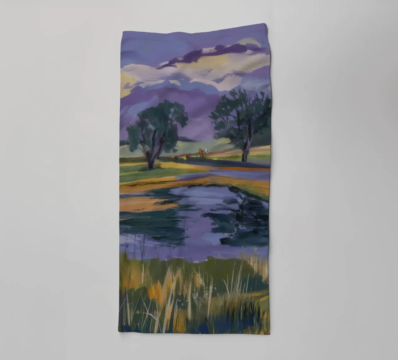 Lone Tree Waters towel by Celestial Harmony