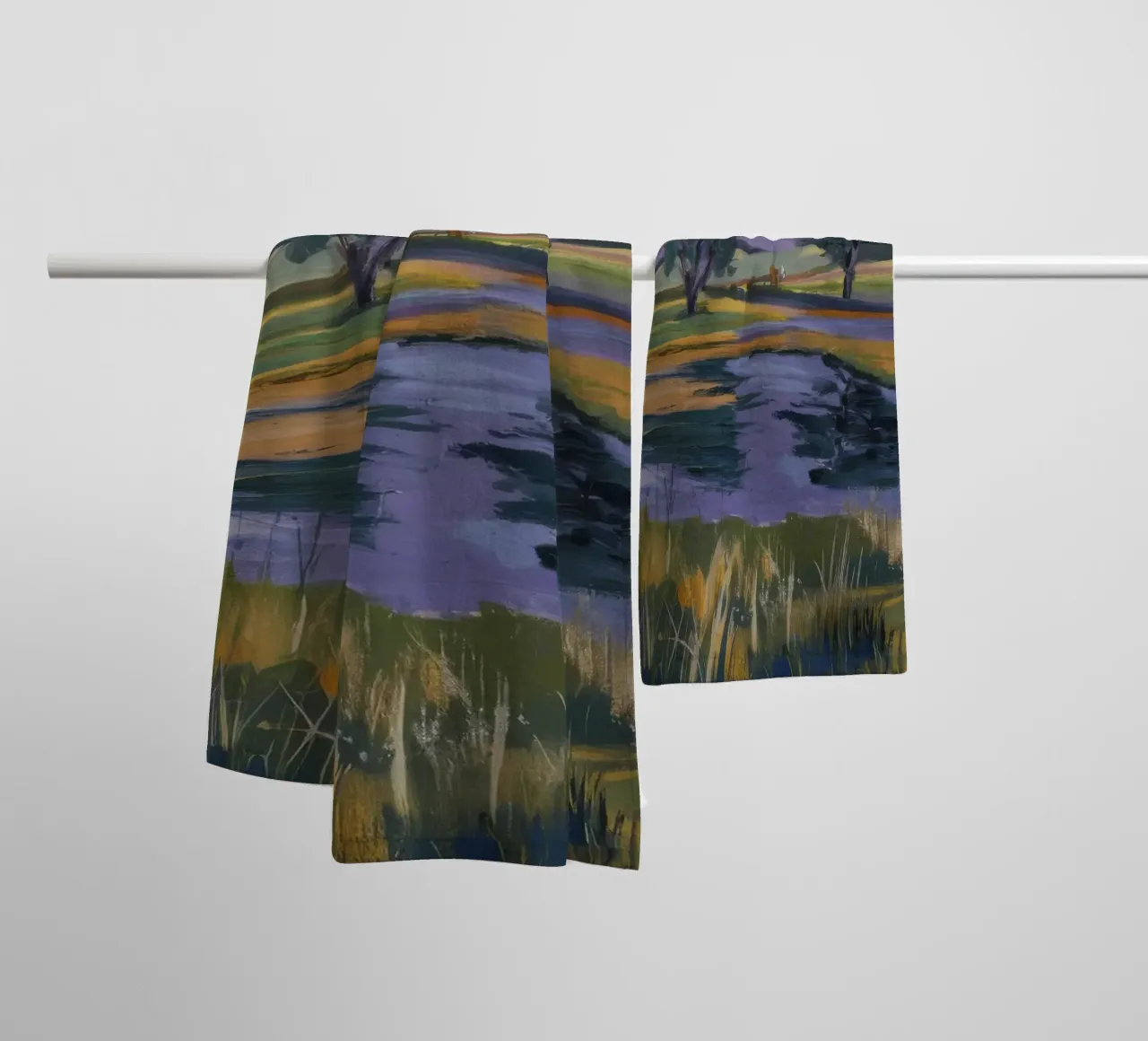 Lone Tree Waters towel by Celestial Harmony