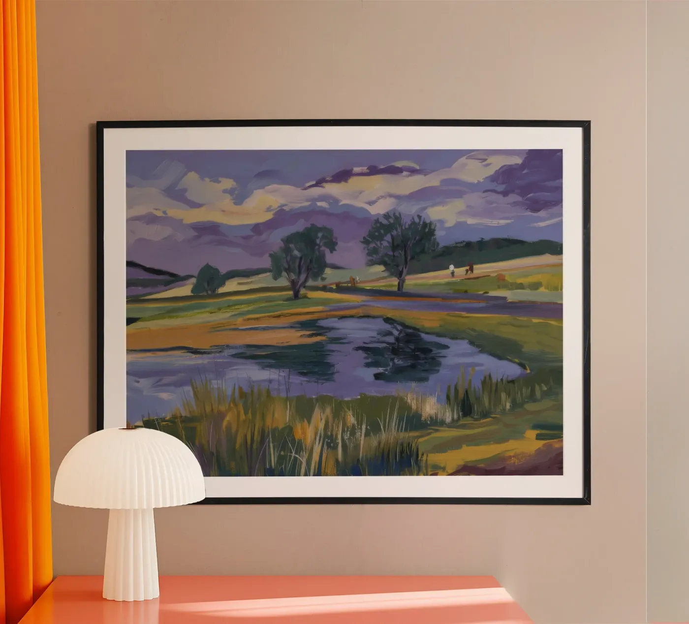 Lone Tree Waters poster by Celestial Harmony