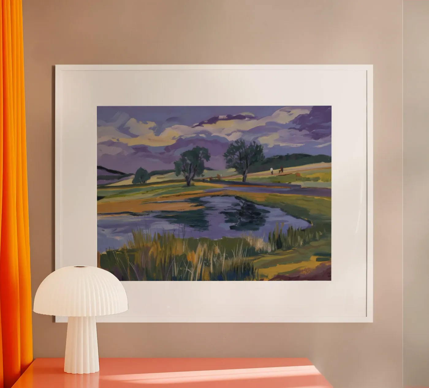 Lone Tree Waters poster by Celestial Harmony