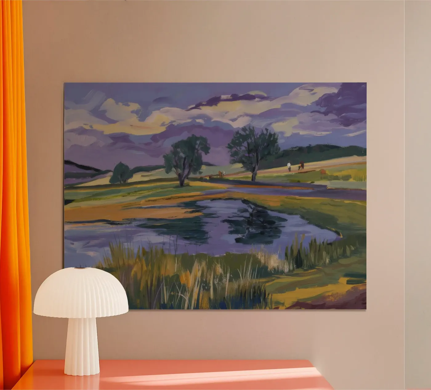 Lone Tree Waters poster by Celestial Harmony