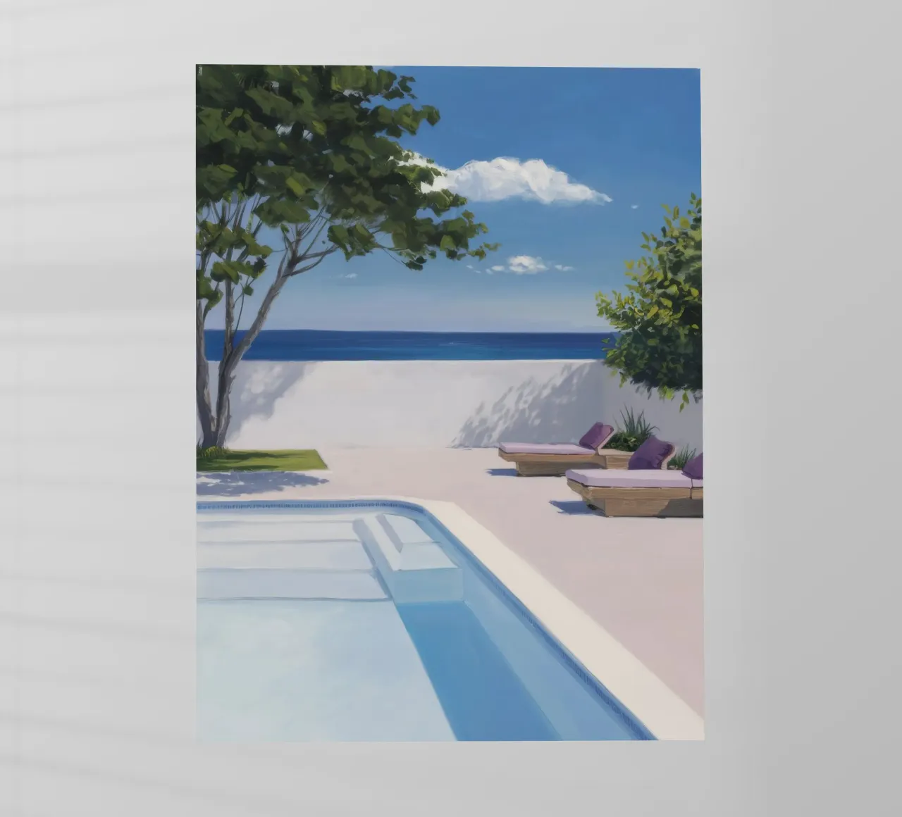 Azure-Pool-Horizont Backlit Folie von Infinite Chroma