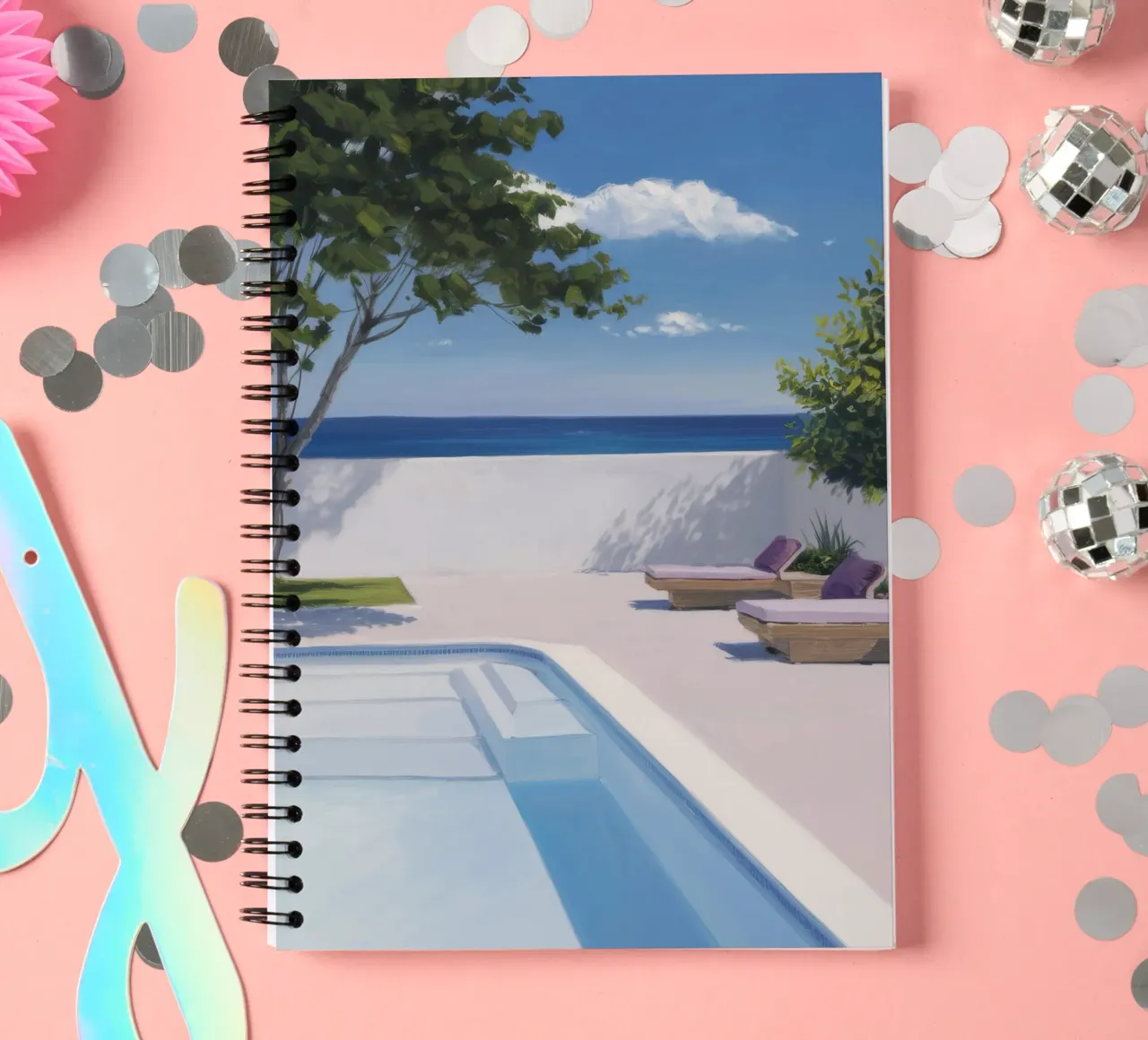 Azure-Pool-Horizont Ringbuch von Infinite Chroma
