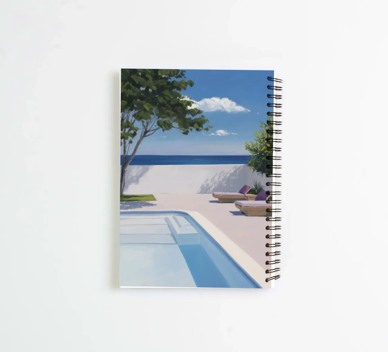 Azure-Pool-Horizont Ringbuch von Infinite Chroma