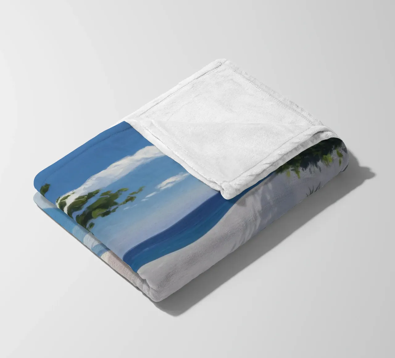 Azure-Pool-Horizont Fleecedecke von Infinite Chroma