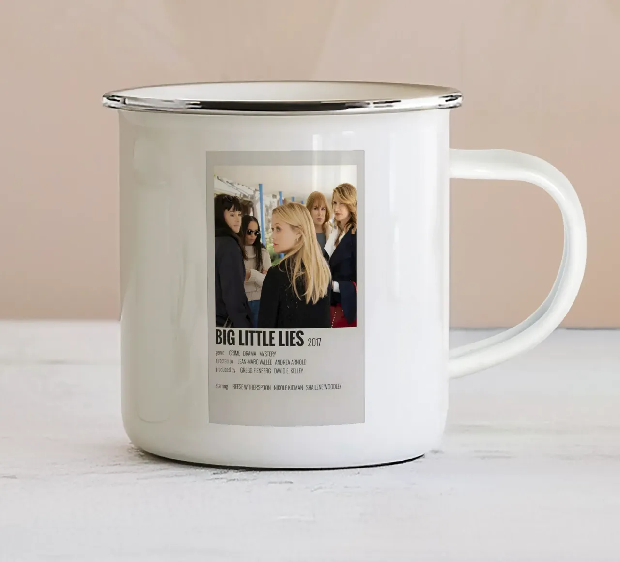 BIG LITTLE LIES 2017 tazza in smalto da MVFminimalist