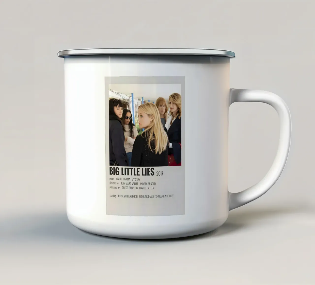 BIG LITTLE LIES 2017 tazza in smalto da MVFminimalist