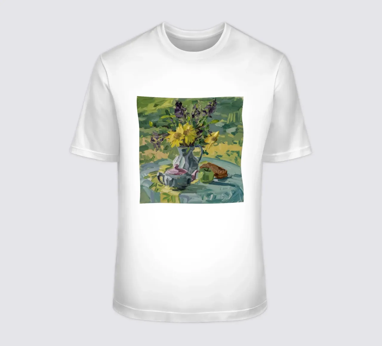 Zonnebloem Thee Harmonie t-shirt van Radiance Landscape