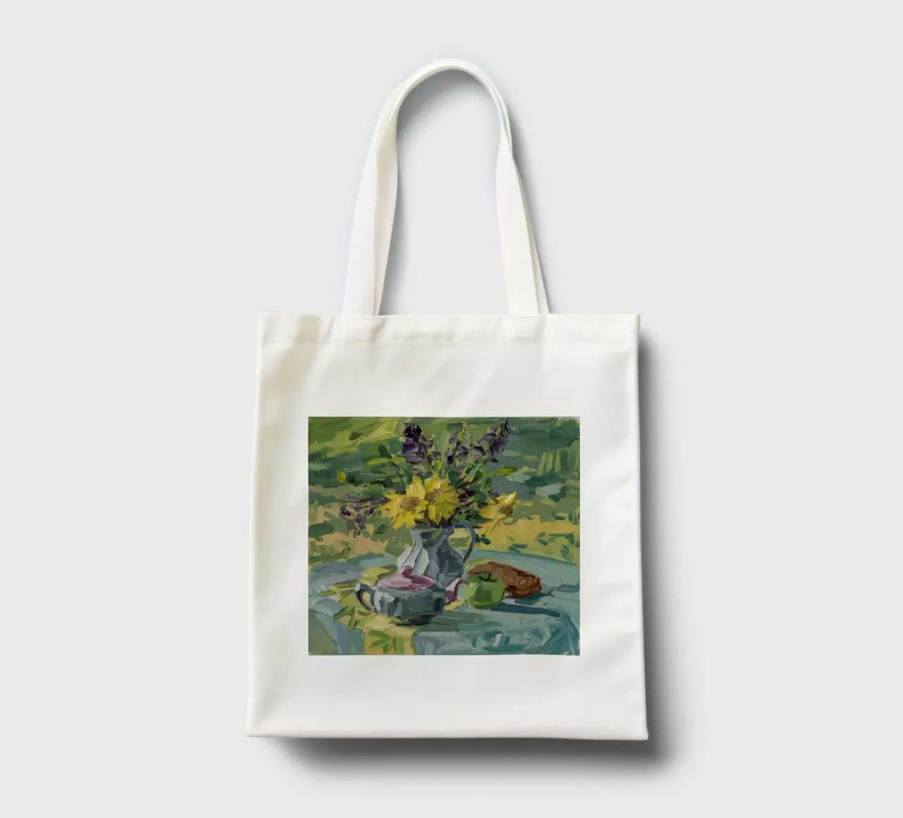 Sunflower Tea Harmony tote bag by Radiance Landscape