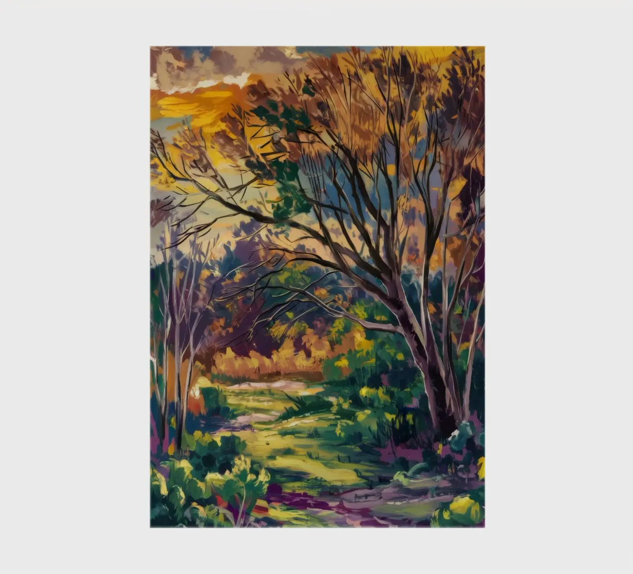 Golden Grove Passage notebook by Dream Spectrum