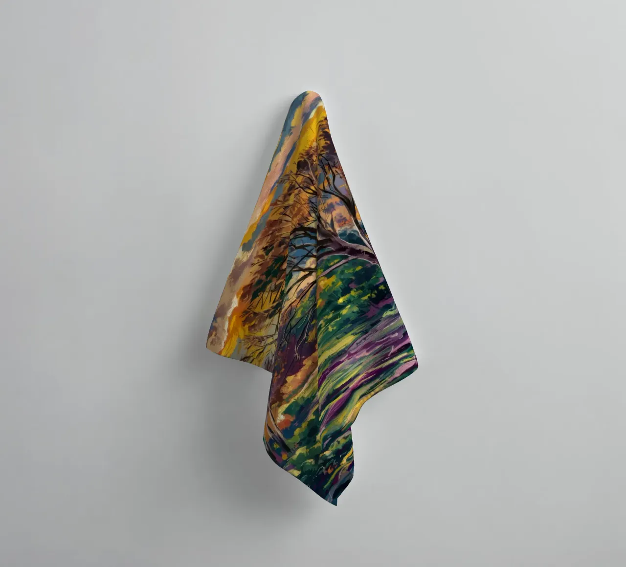 Golden Grove Passage towel by Dream Spectrum