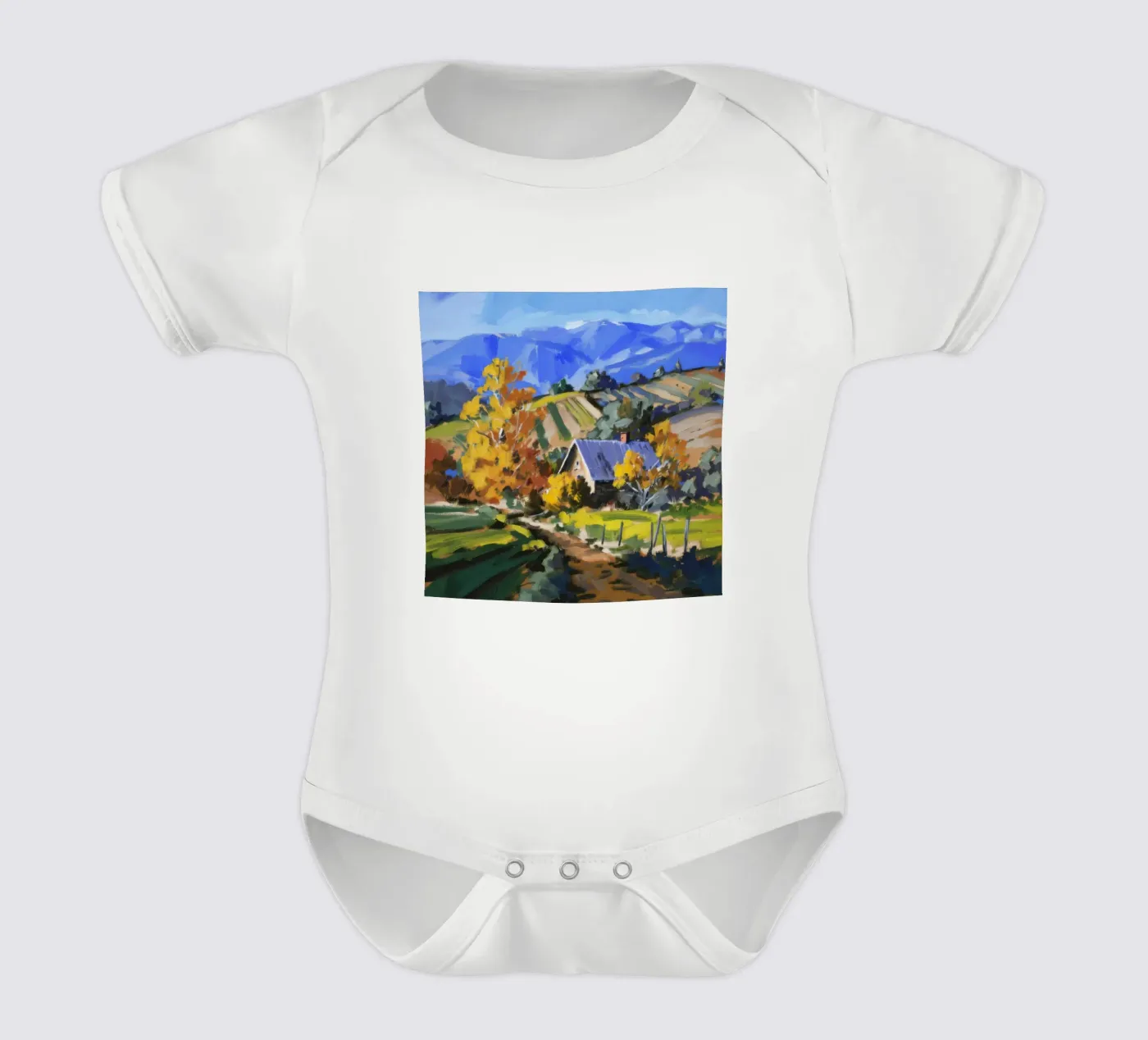 Hillside Autumn Patchwork body bébé de Celestial Harmony
