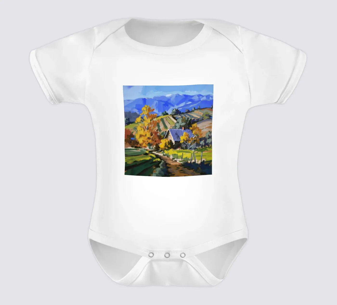 Hillside Autumn Patchwork body bébé de Celestial Harmony