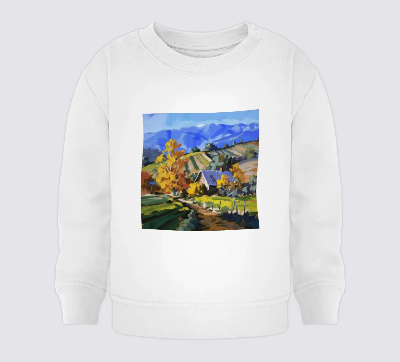 Patchwork d'autunno in collina felpa neonato da Celestial Harmony