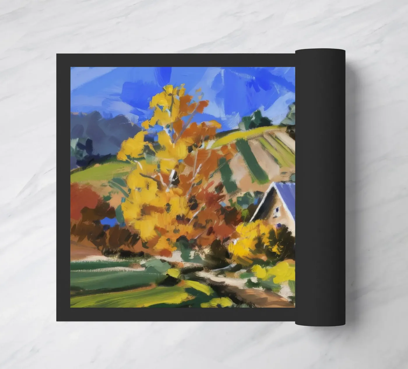 Hillside Autumn Patchwork zerbino da Celestial Harmony