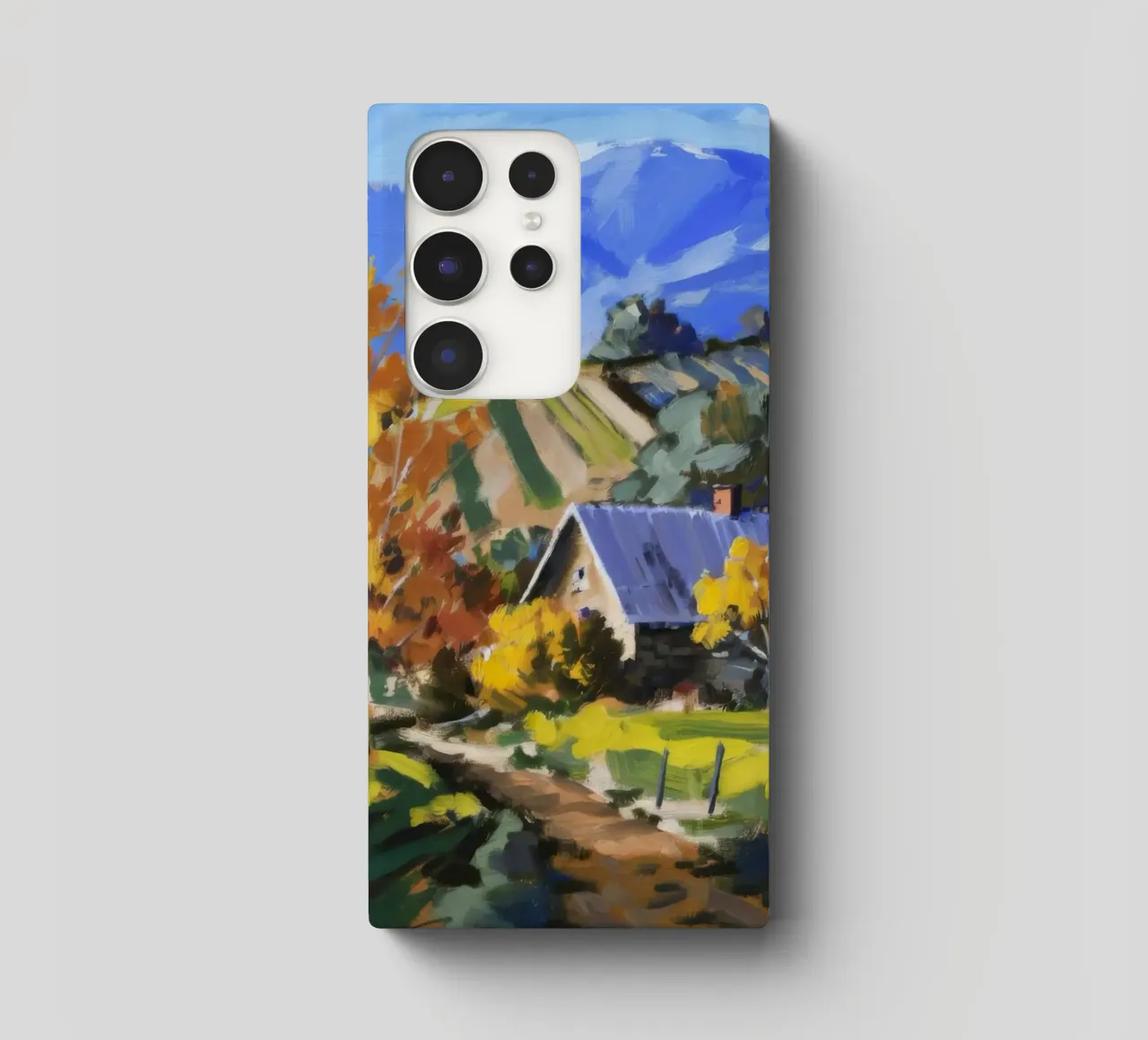 Patchwork d'autunno in collina cover samsung da Celestial Harmony