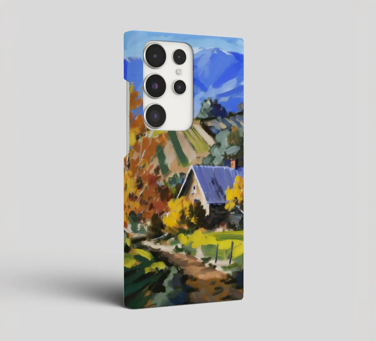 Patchwork d'autunno in collina cover samsung da Celestial Harmony