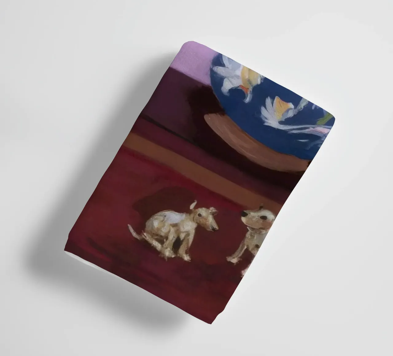 Menagerie di lampade color malva asciugamano da bagno da Opal Strokes