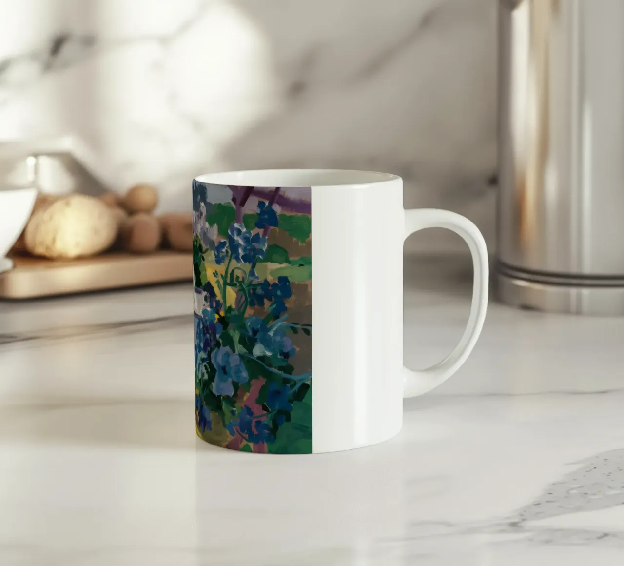 Giardino dell'Iris Serenity tazza in ceramica da Radiance Landscape