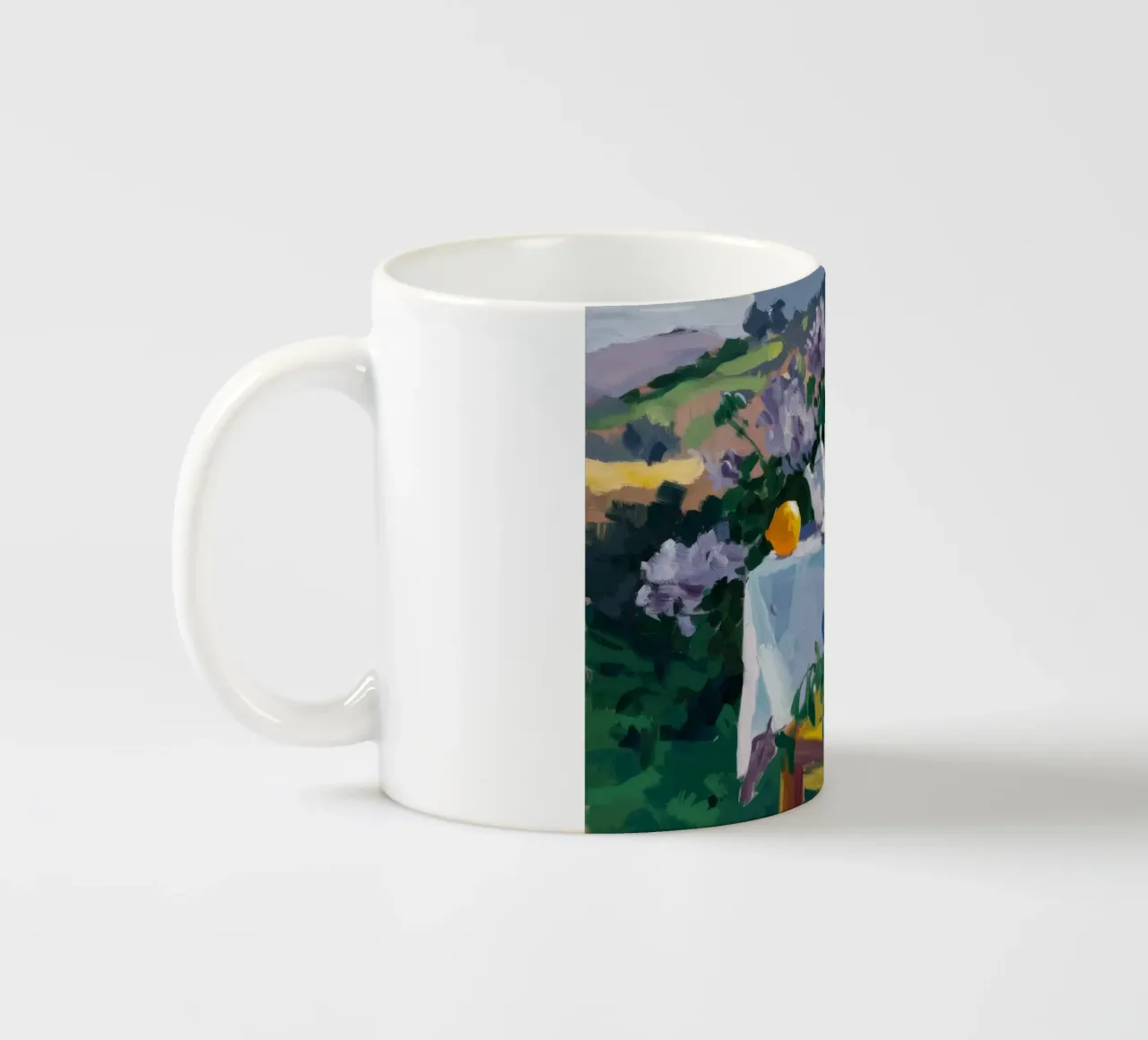 Giardino dell'Iris Serenity tazza in ceramica da Radiance Landscape