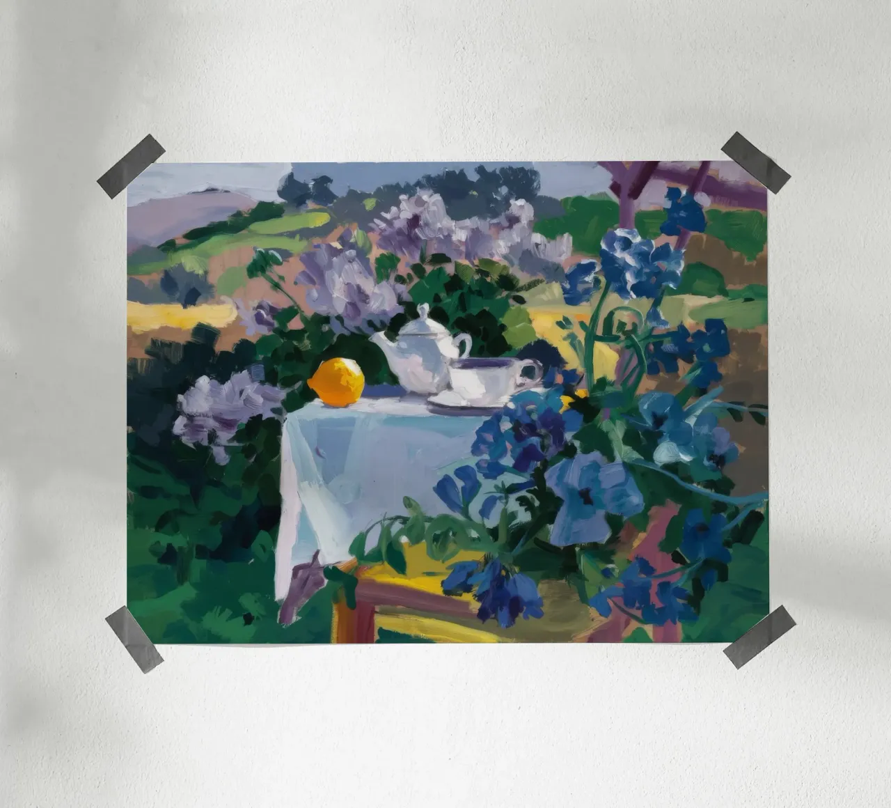 Giardino dell'Iris Serenity carta hahnemühle da Radiance Landscape
