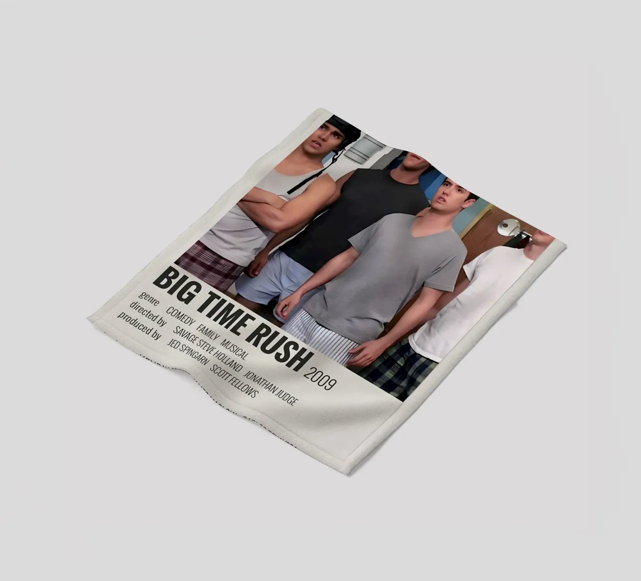 BIG TIME RUSH 2009 coperta in pile da MVFminimalist