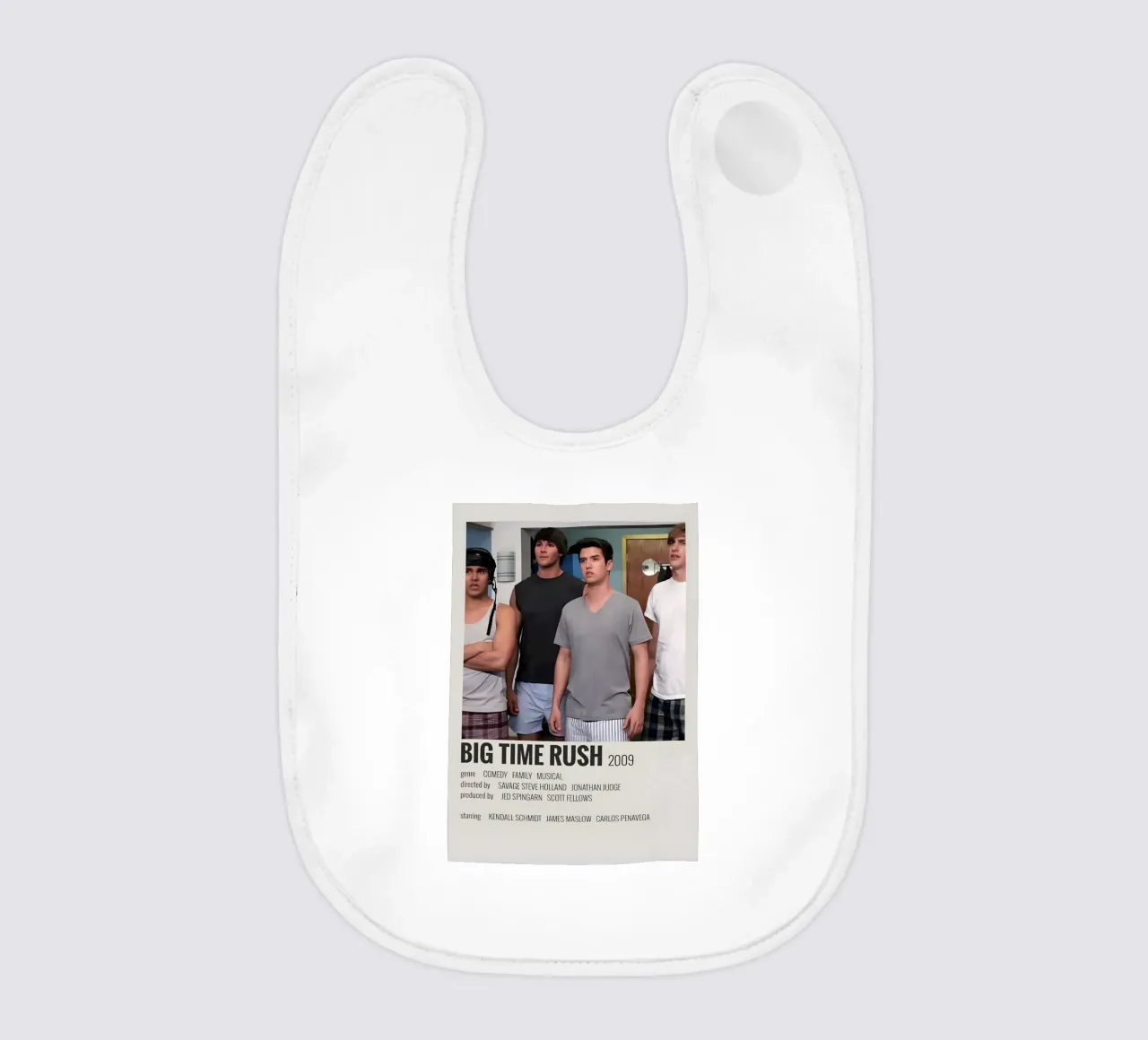 BIG TIME RUSH 2009 bavaglino da MVFminimalist
