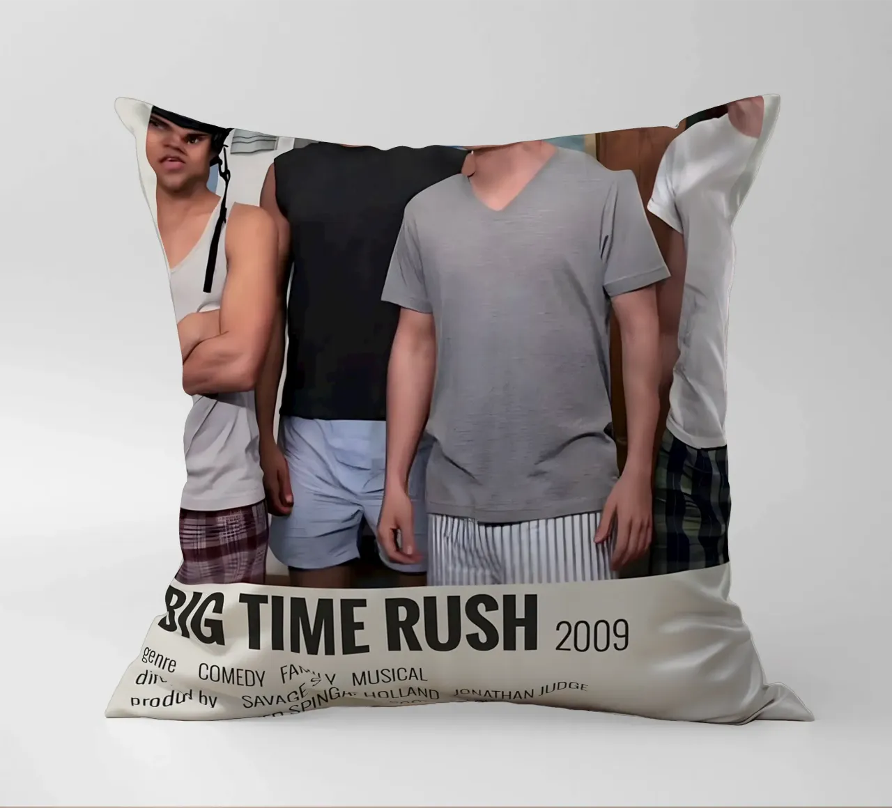 BIG TIME RUSH 2009 cuscino da MVFminimalist
