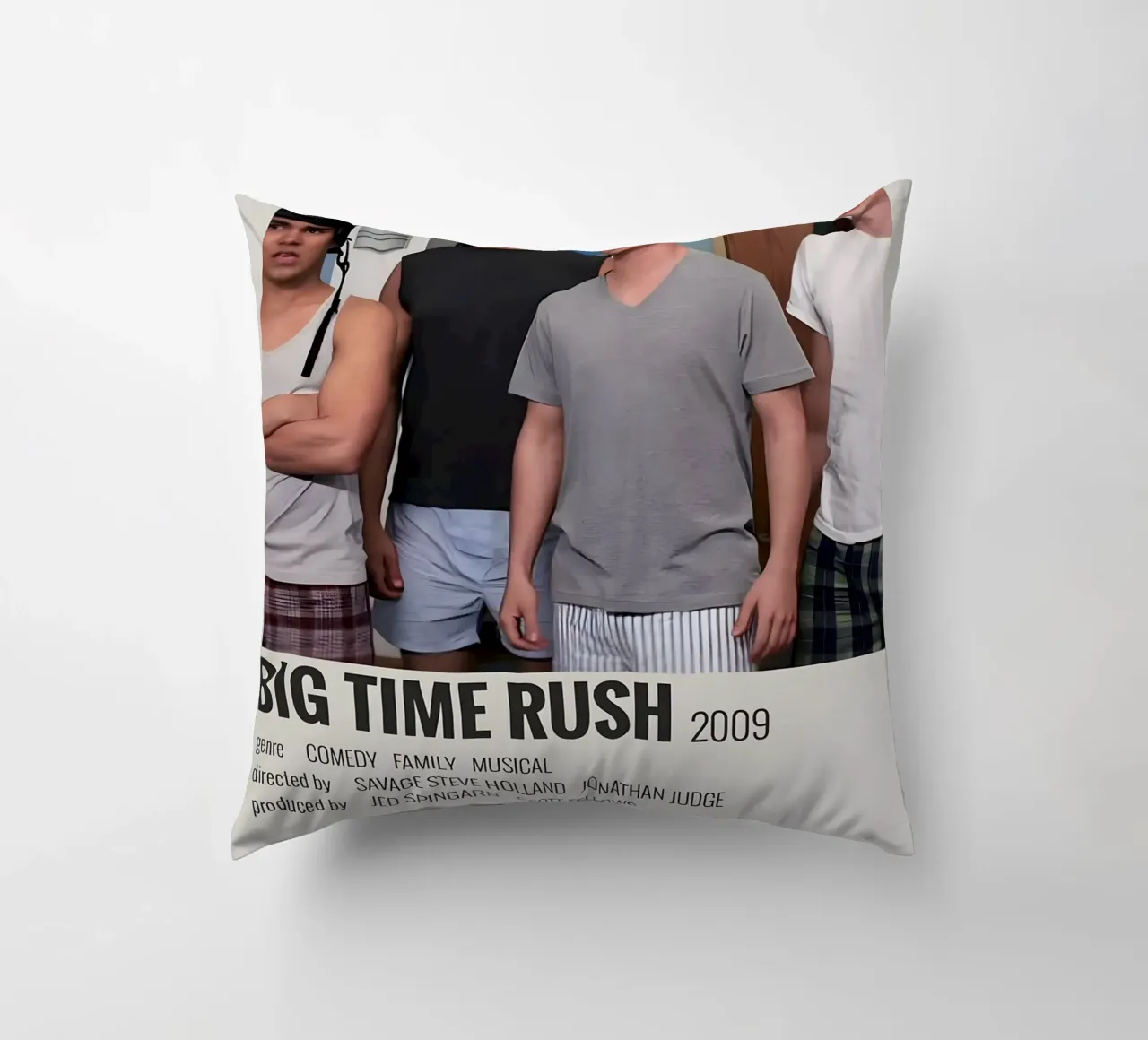 BIG TIME RUSH 2009 cuscino da MVFminimalist