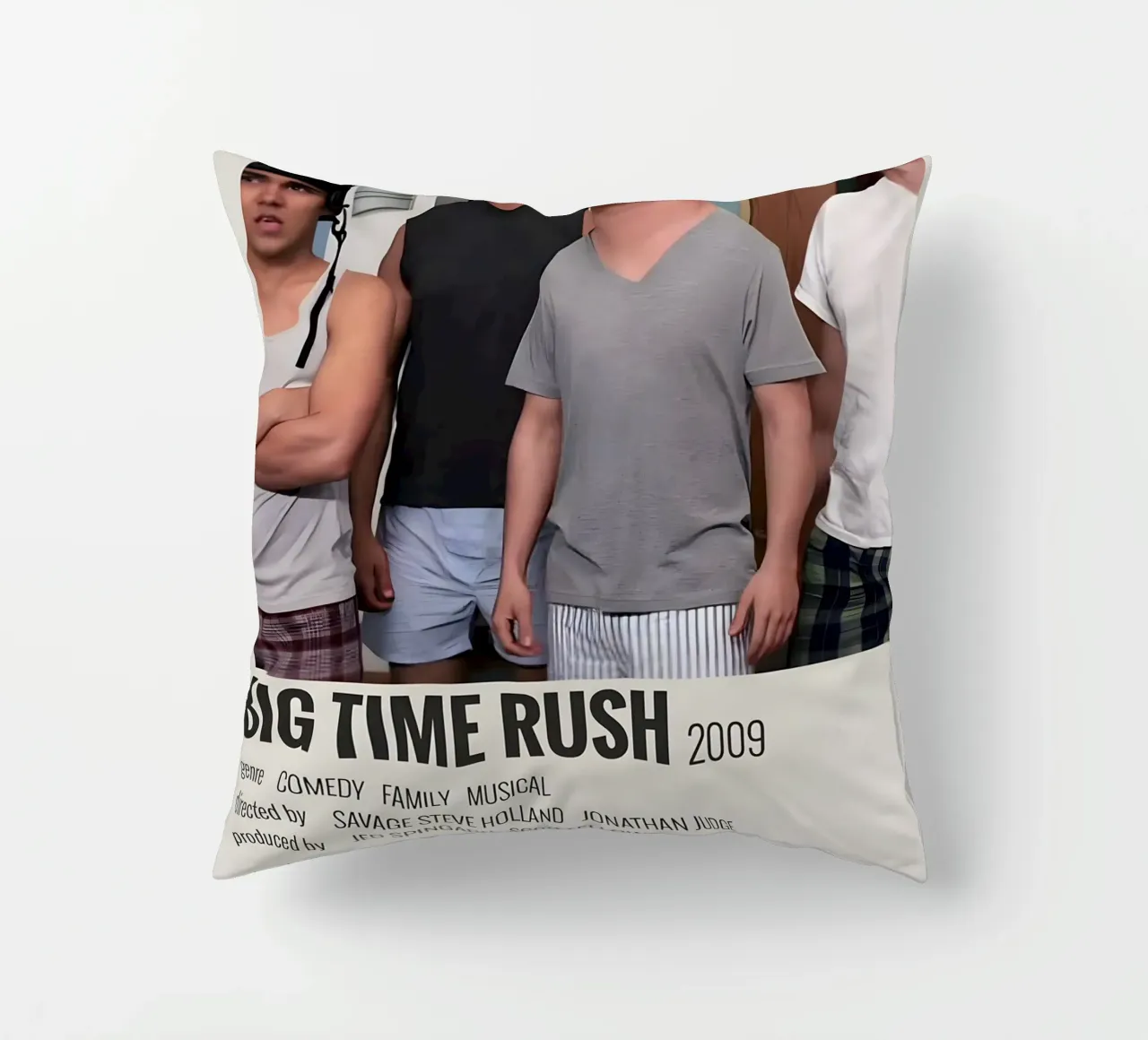 BIG TIME RUSH 2009 cuscino da MVFminimalist