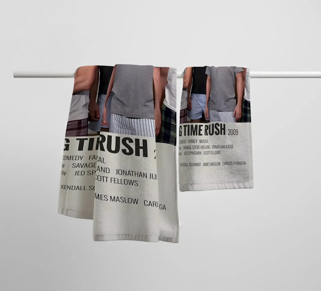 BIG TIME RUSH 2009 asciugamano da bagno da MVFminimalist