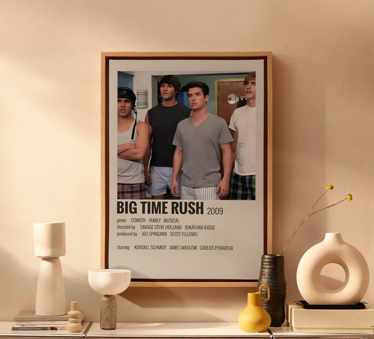 BIG TIME RUSH 2009 tela da MVFminimalist