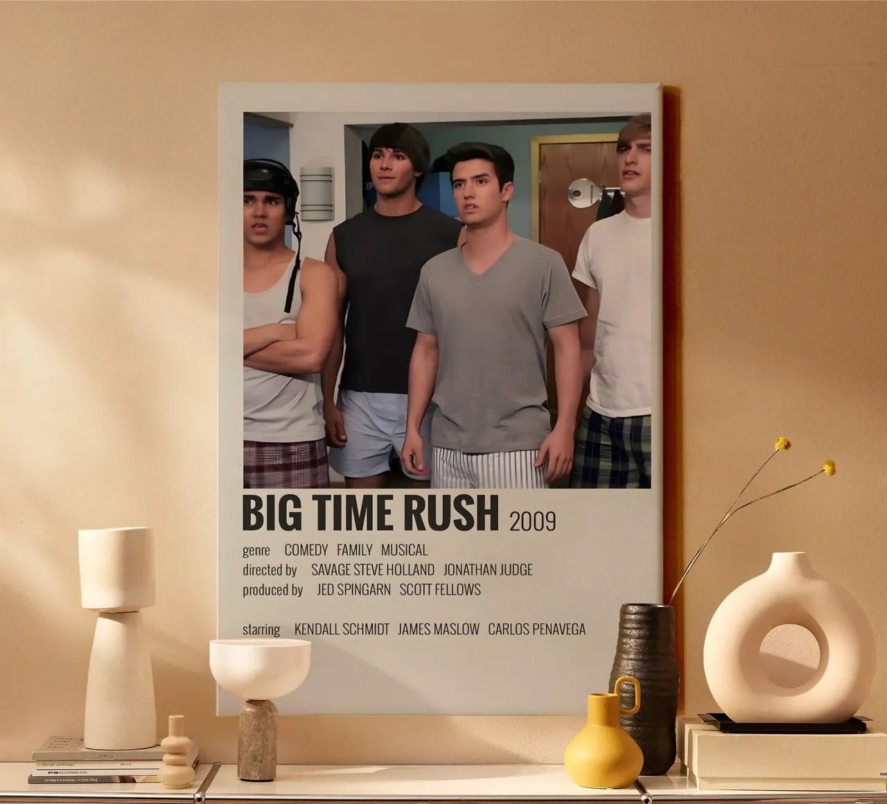 BIG TIME RUSH 2009 tela da MVFminimalist